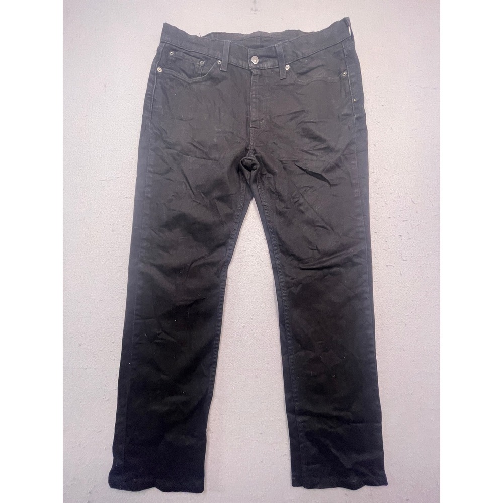 Levi's 514 Straight Fit Denim Black W33 L30 Mens